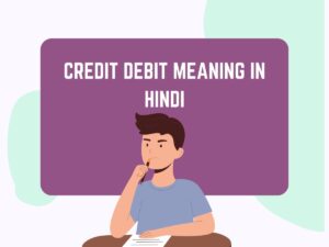 Credit Debit Meaning In Hindi