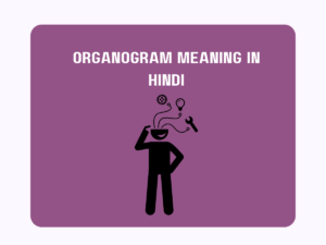 Organogram Meaning In Hindi